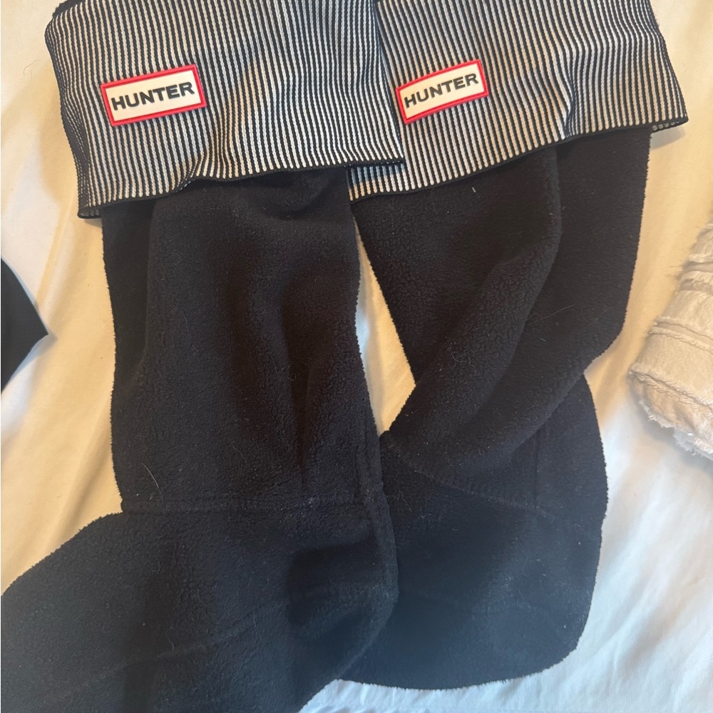 Hunter Striped Black Women’s Boot Sock